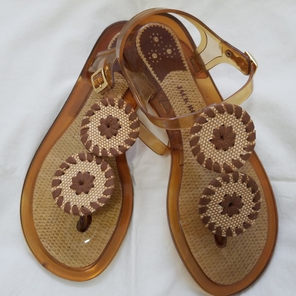 Jack Rogers Shoes - JACK ROGERS  jelly Marrakesh medallion sandal sz 5
